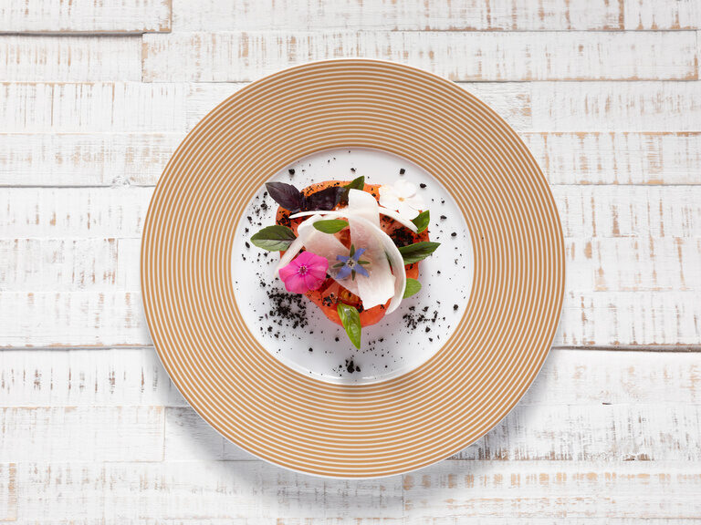 Essen im Restaurant Braunsbach